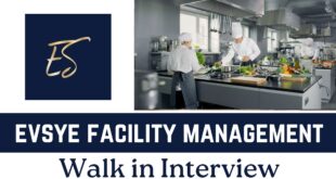 EvSye Facility Management Walk in Interview