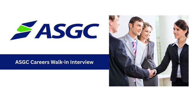 ASGC Careers Walk-in Interview in Dubai